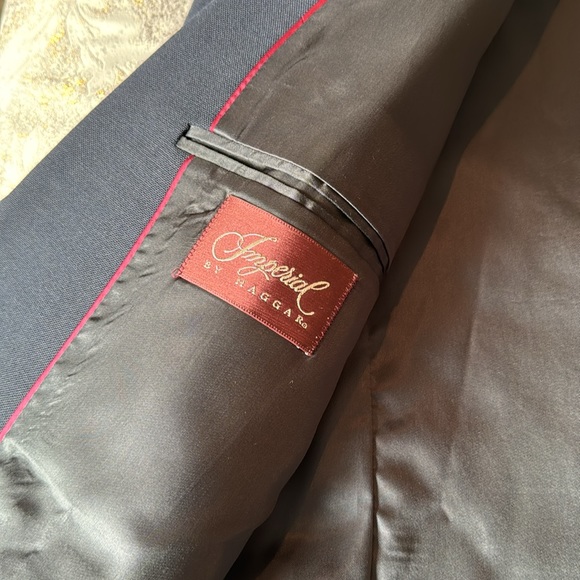 Mens Navy Sports Coat - Picture 3 of 5